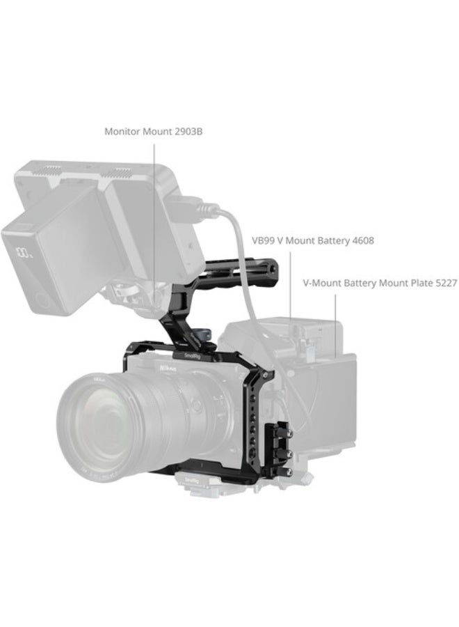 SMALLRIG Cage Kit for Nikon ZR (Cage-Cable Clamp-Top Handle) 5647 - Image 4